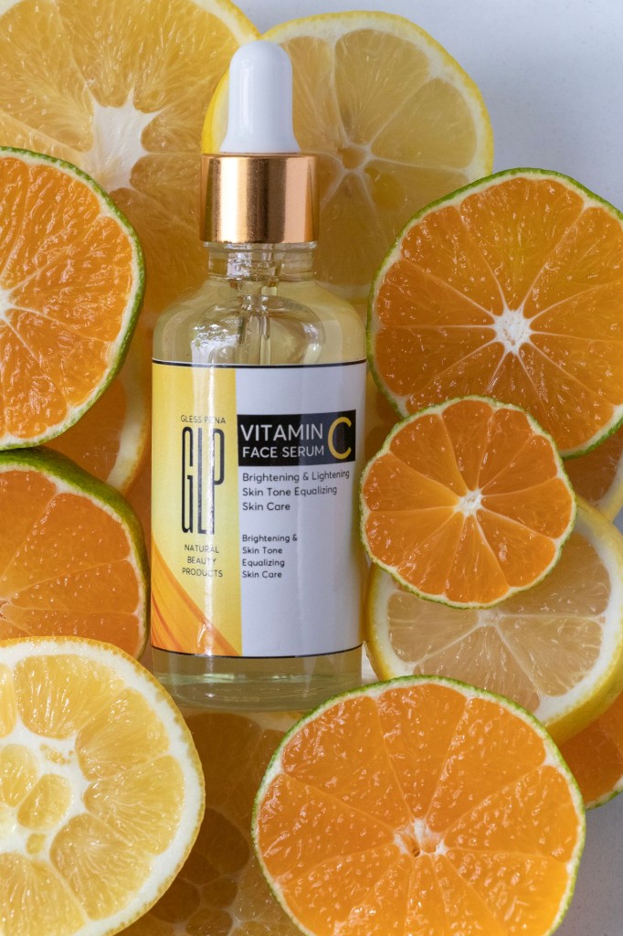 AI-generated skincare product post