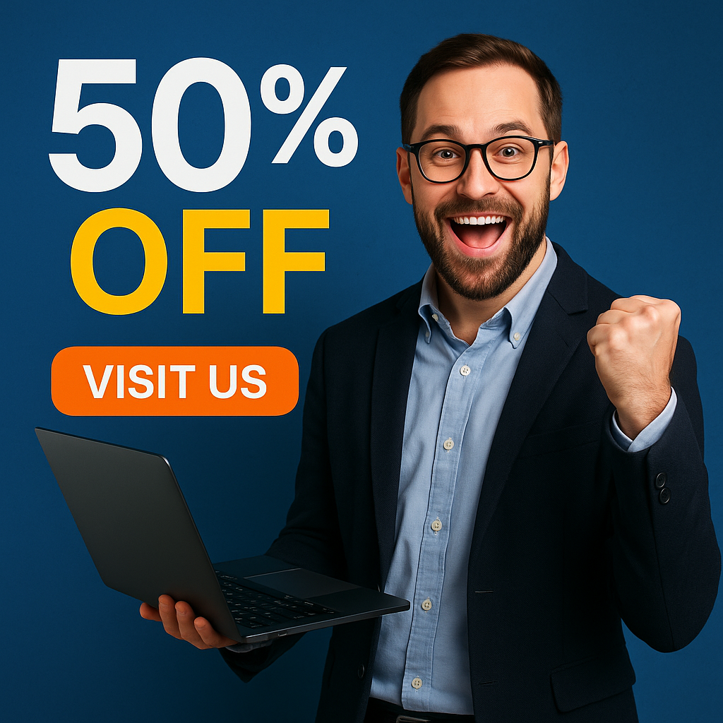 AI-generated sale post